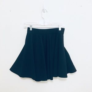 High-Waisted Black Skirt